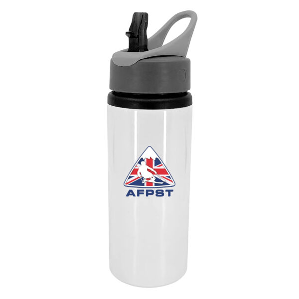 AFPST White Drink Bottle with Handle 22oz Thumbnail